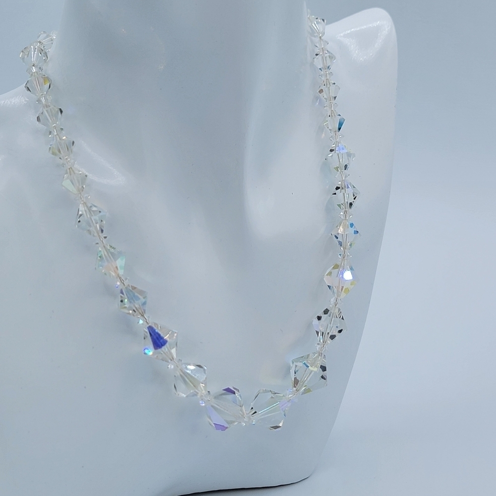 Vintage Crystal AB Necklace #3002